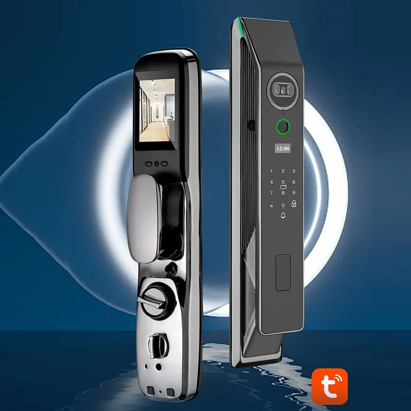 Водоустойчива външна градинска брава с пръстови отпечатъци